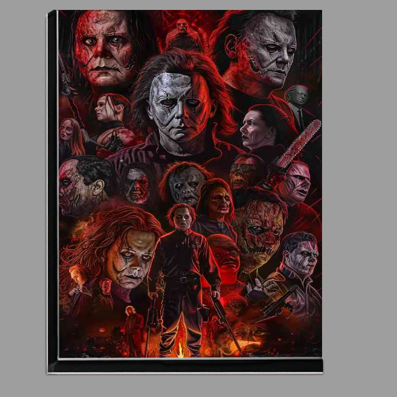Buy Di-Bond : (Iconic horror movie characters nightmare)