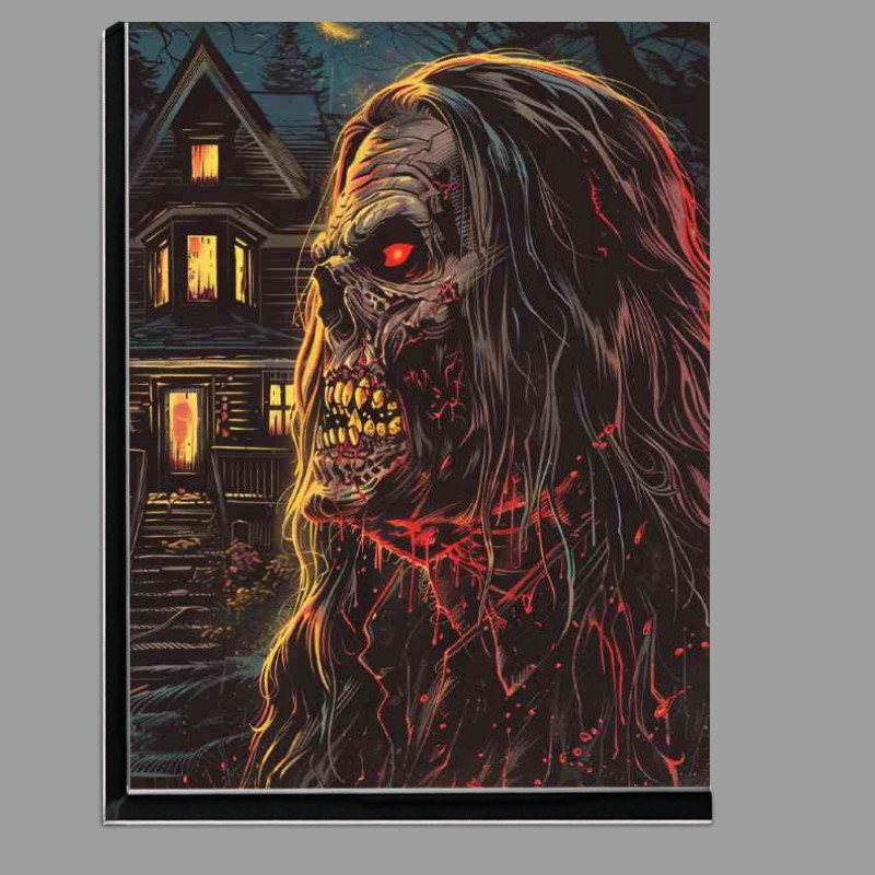 Buy Di-Bond : (Man with long hair and red eyes zombie)