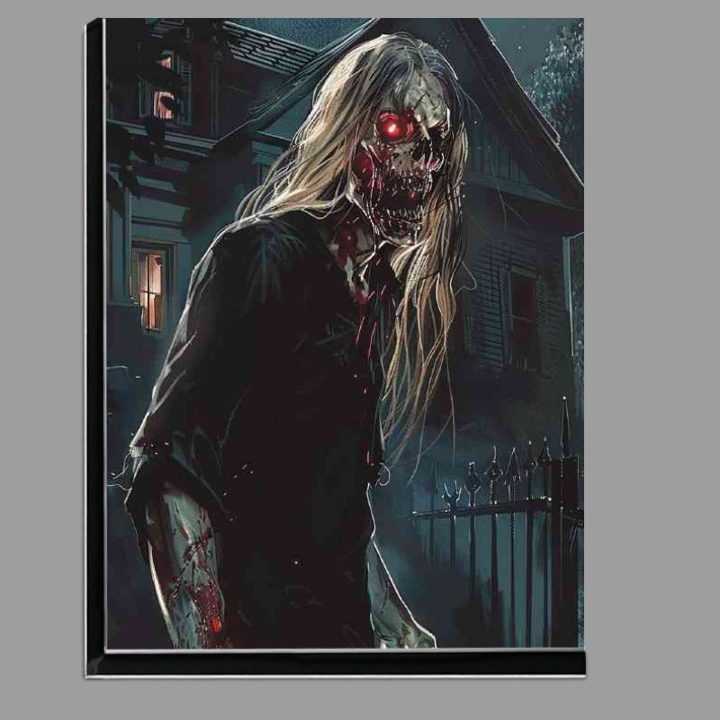 Buy Di-Bond : (Zombie with red eyes horror)