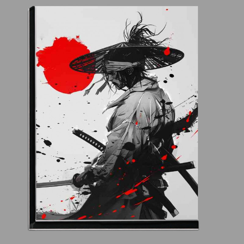Buy Di-Bond : (Japanese style Samurai with an Uchiha headband Art)