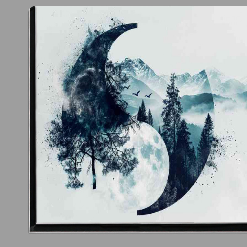 Buy Di-Bond : (Yin yang symbol with mountains)