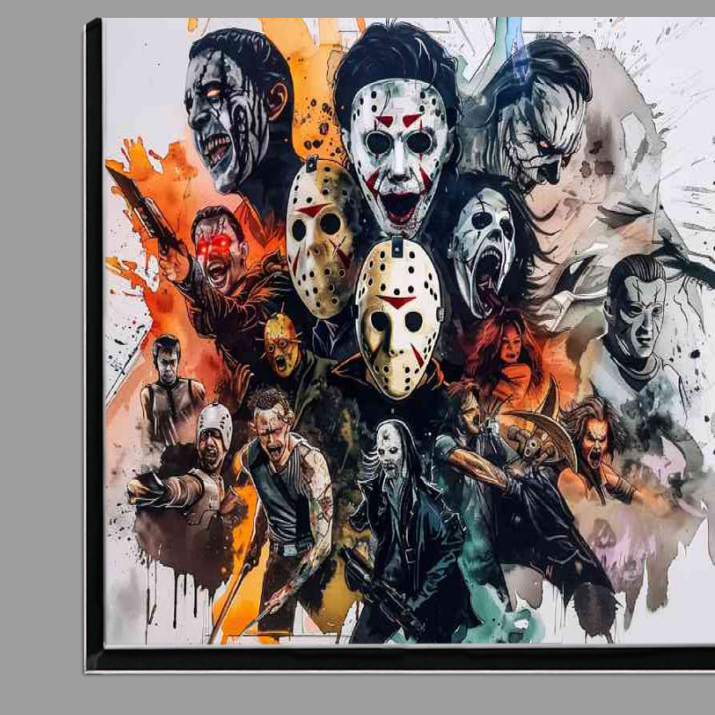 Buy Di-Bond : (Iconic horror movie characters evil montage)