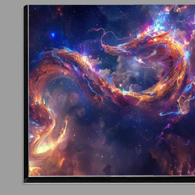 Buy Di-Bond : (Cosmic Dragon made of nebulae swirling in the sky)