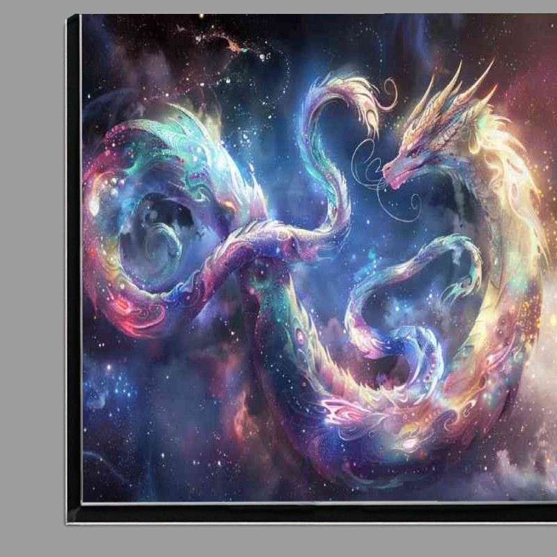 Buy Di-Bond : (Fantasy dragon made of swirling nebulae fantasy art)