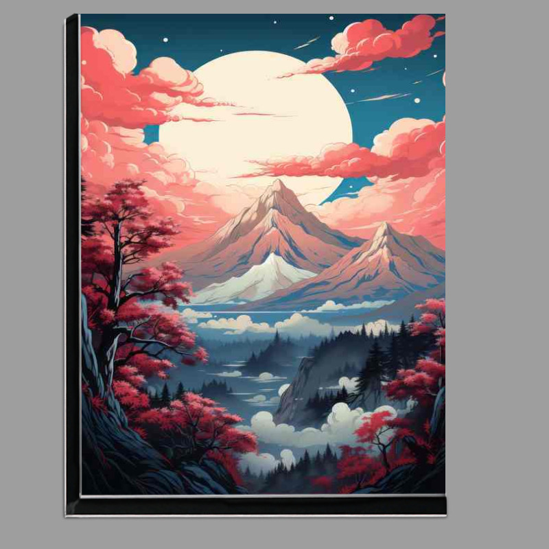 Buy Di-Bond : (Sakura Splendor Japans Cherry Blossoms and Mountains)