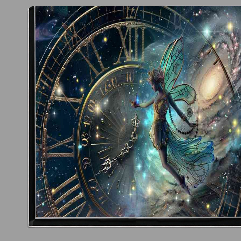Buy Di-Bond : (Whimsical scene of an ethereal fairy with world clock)