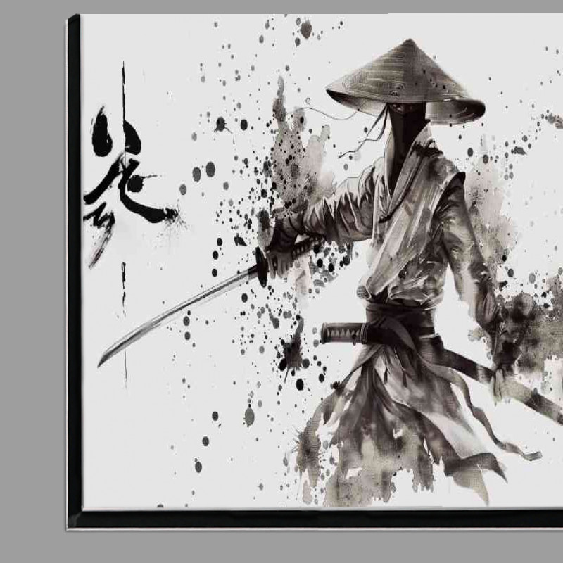 Buy Di-Bond : (Ink Painting style samurai with katana)