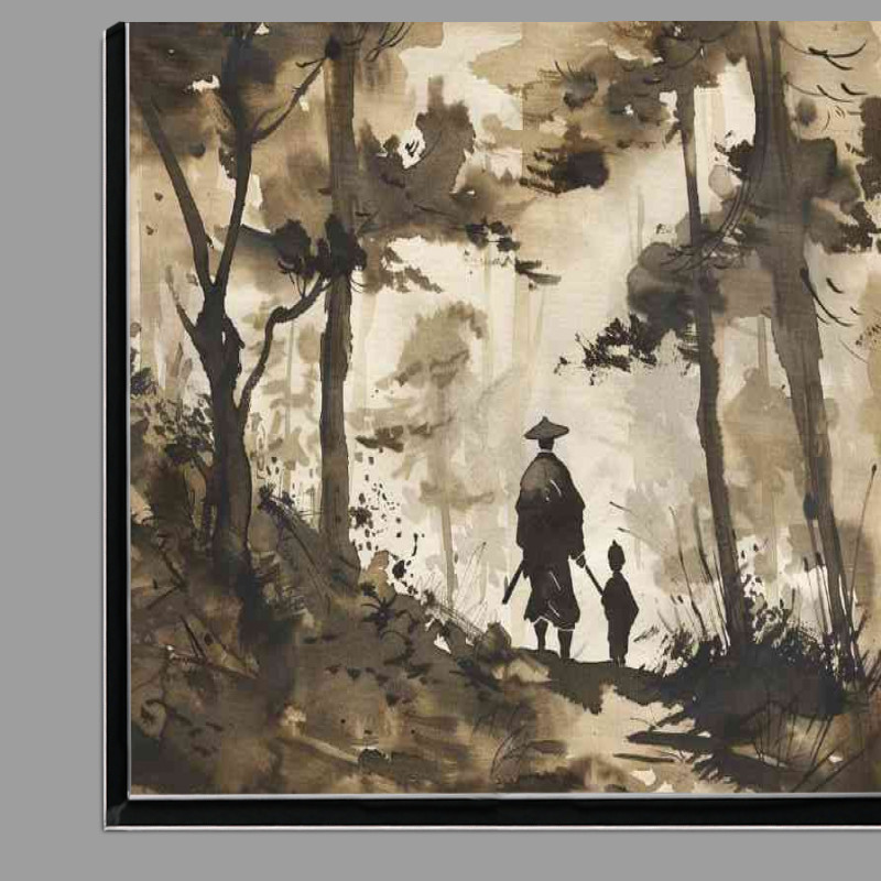 Buy Di-Bond : (samurai and son in the forest)