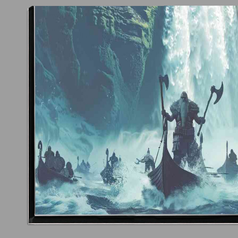 Buy Di-Bond : (Giant god of the sea stands on top of many Vikings)