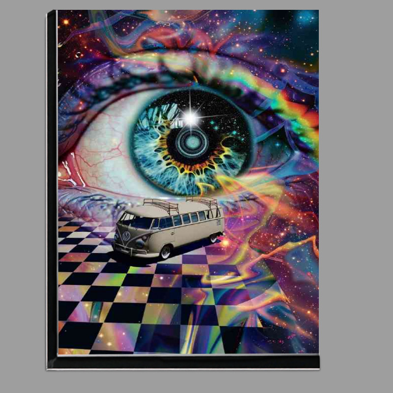 Buy Di-Bond : (A giant eye abstract style)