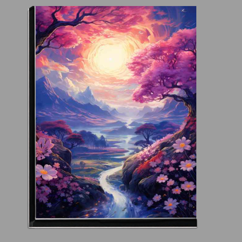 Buy Di-Bond : (Tranquil Waters and Blooming Trees Japans Scenic Beauty)