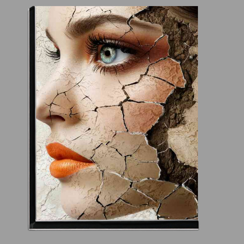 Buy Di-Bond : (The cracked face with red lipstick)