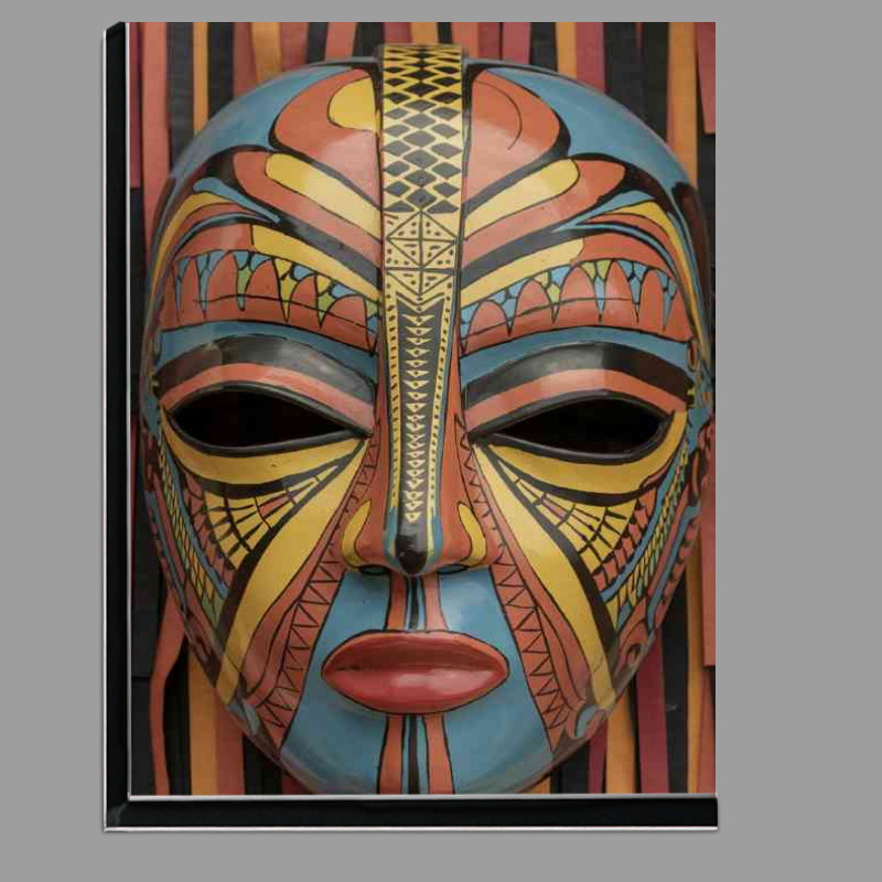 Buy Di-Bond : (Vibrant and intricately designed mask african style)