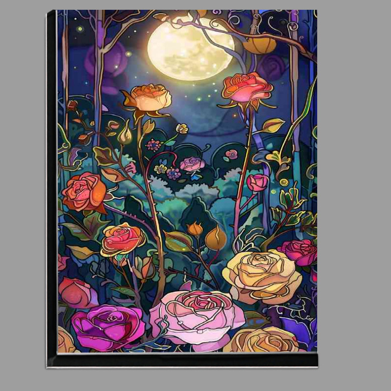 Buy Di-Bond : (Whimsial rose flowwer field)