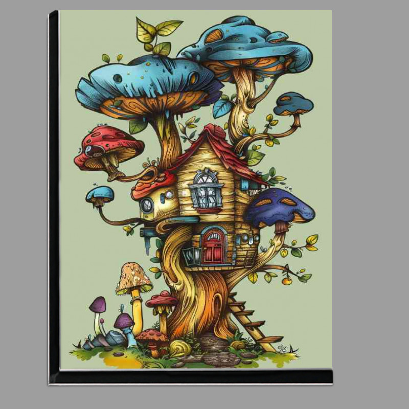 Buy Di-Bond : (Mushroom forest house)