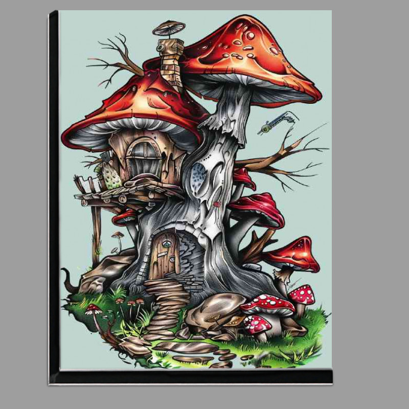 Buy Di-Bond : (Mushroom house in the forest)