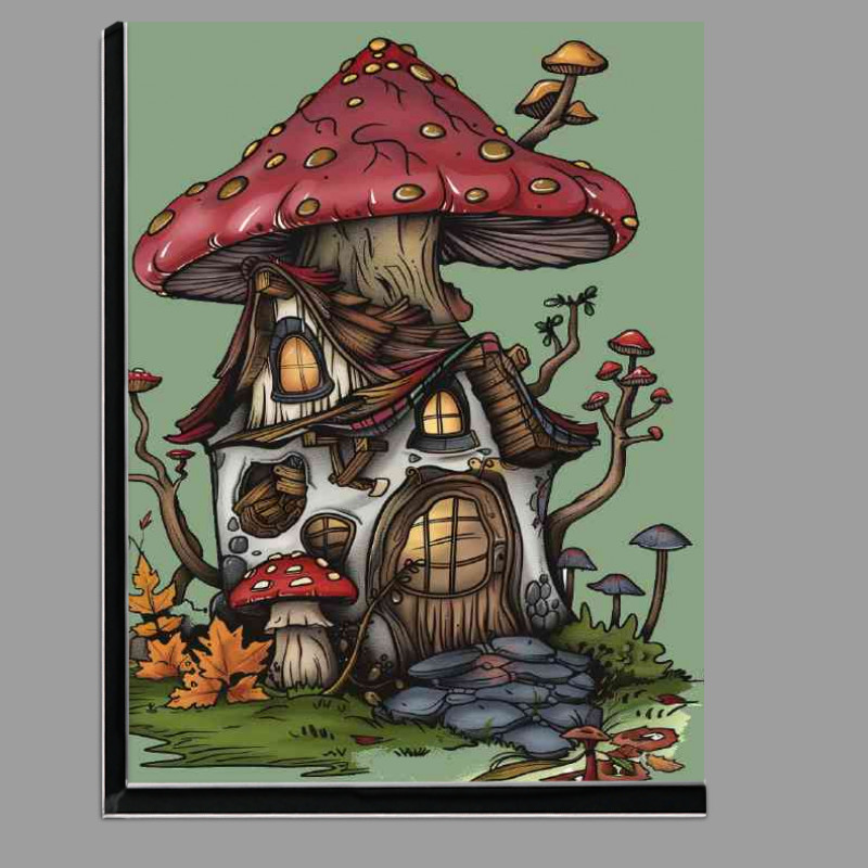 Buy Di-Bond : (Mushroom house with the lights on)