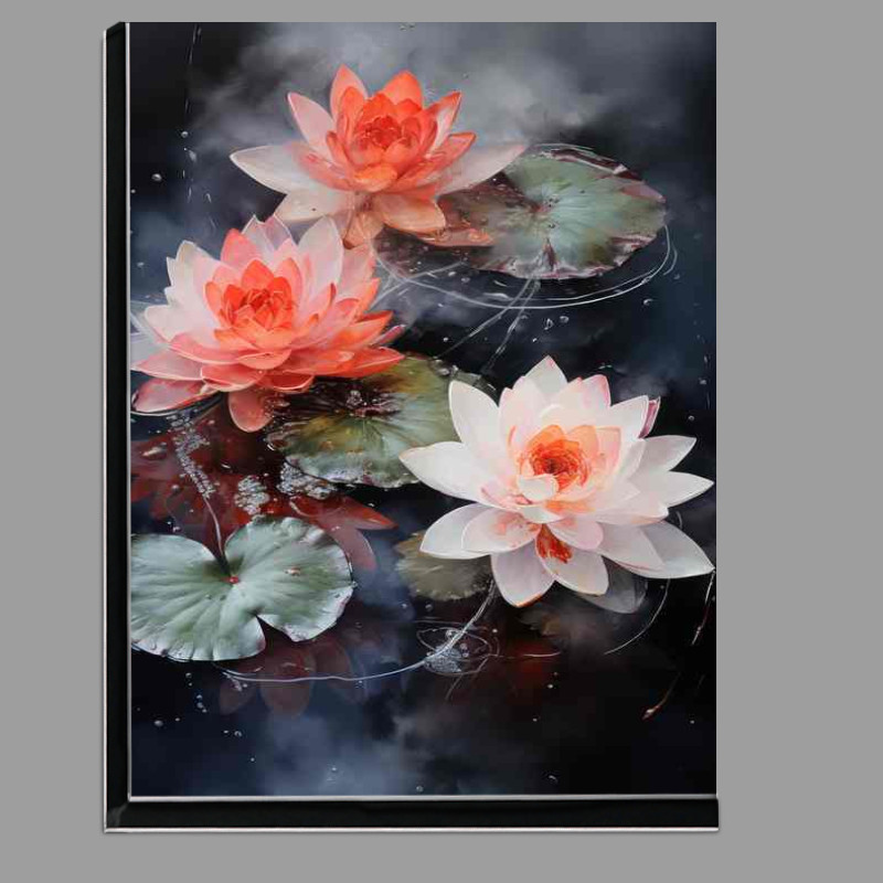 Buy Di-Bond : (The Harmonious Blend Japanese Flora around Koi Ponds)