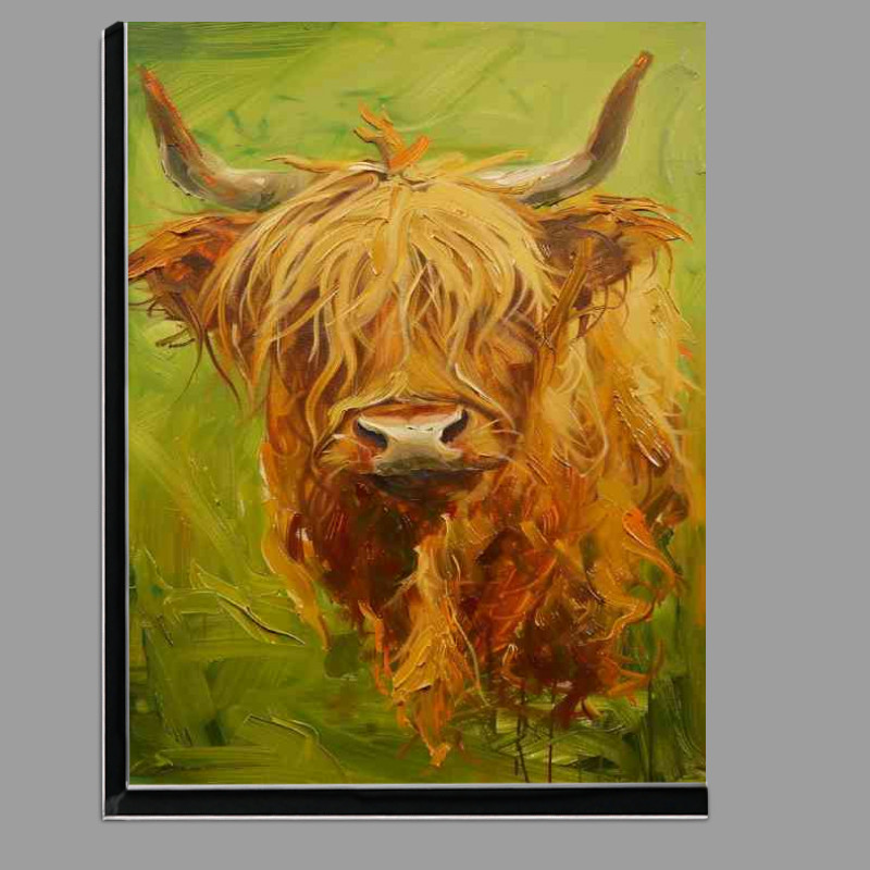Buy Di-Bond : (Oil painted brown cow heffa)