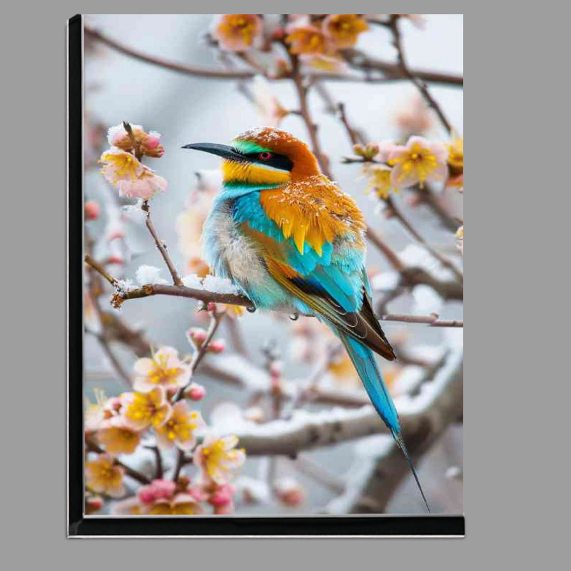 Buy Di-Bond : (Flowering tree in winter with bird)