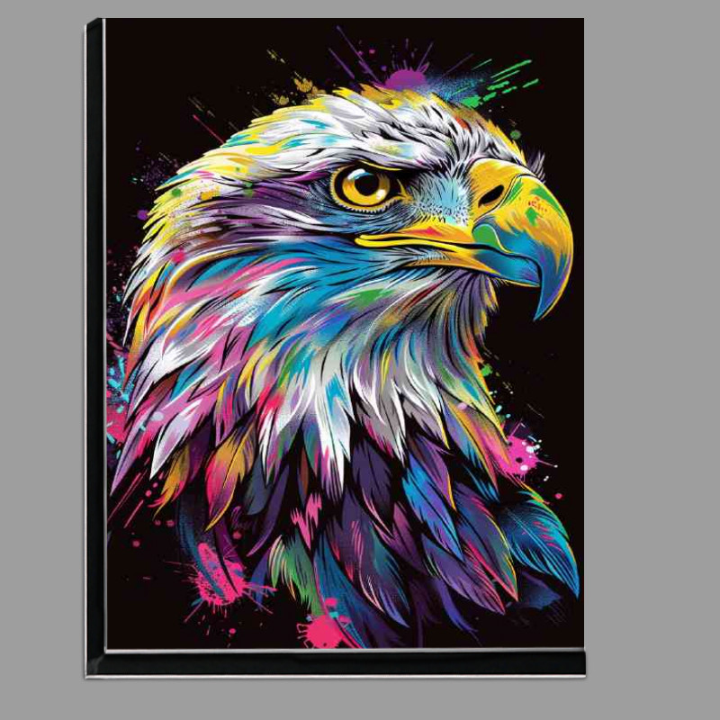 Buy Di-Bond : (White Eagle head with colours splashed)