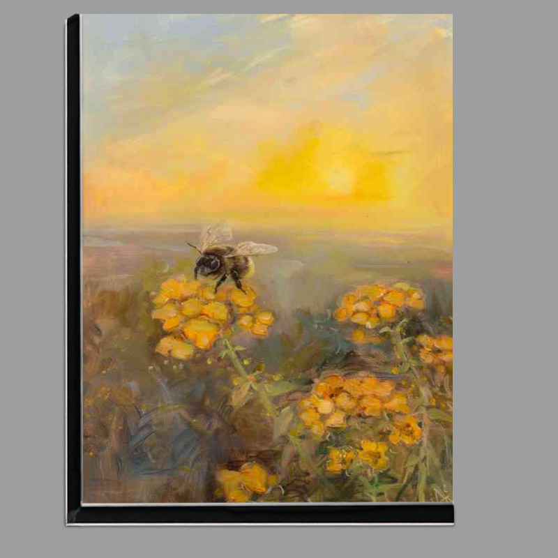 Buy Di-Bond : (Bee sitting on the top of the yellow folwers)