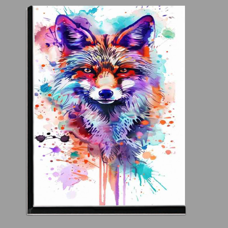Buy Di-Bond : (Red fox in splash art style)