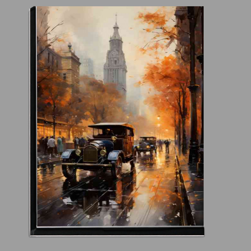 Buy Di-Bond : (NYC painting busy street)