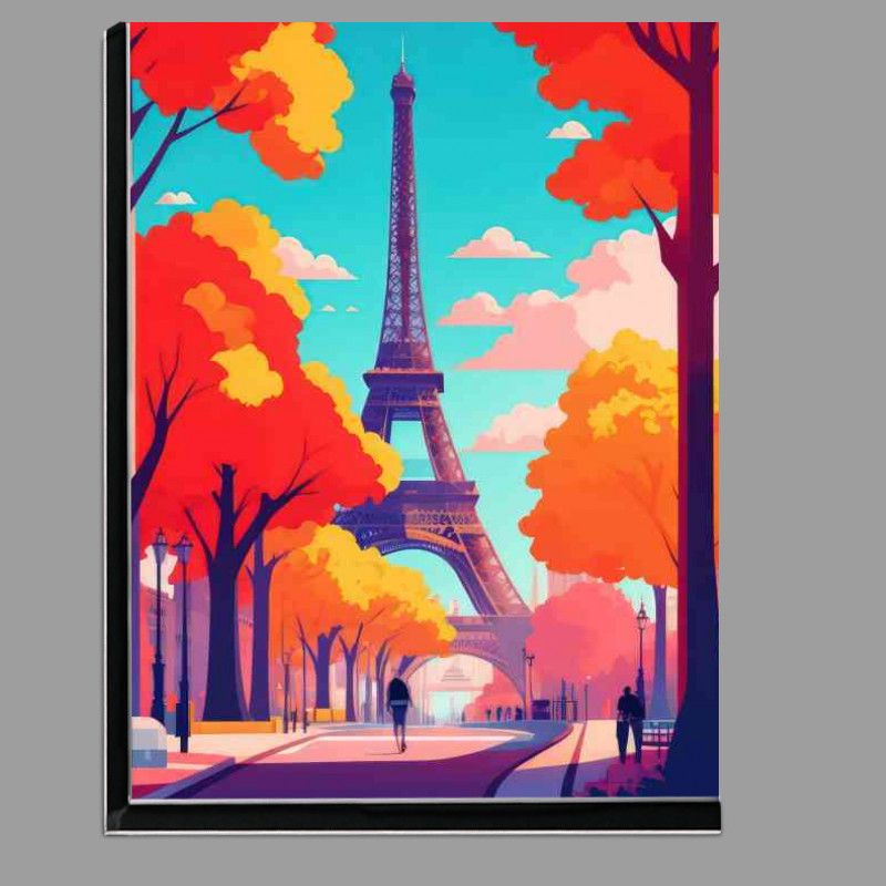 Buy Di-Bond : (Paris as a flat design)