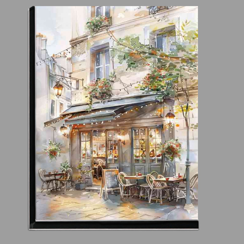 Buy Di-Bond : (Watercolor Parisian cafe)