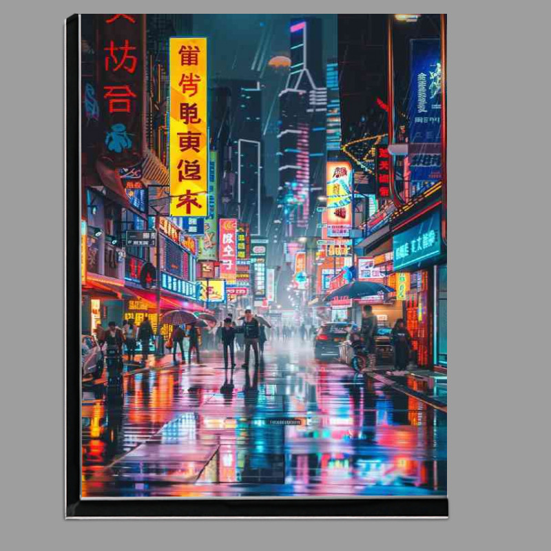 Buy Di-Bond : (City streets in a cyberpunk scene at night)