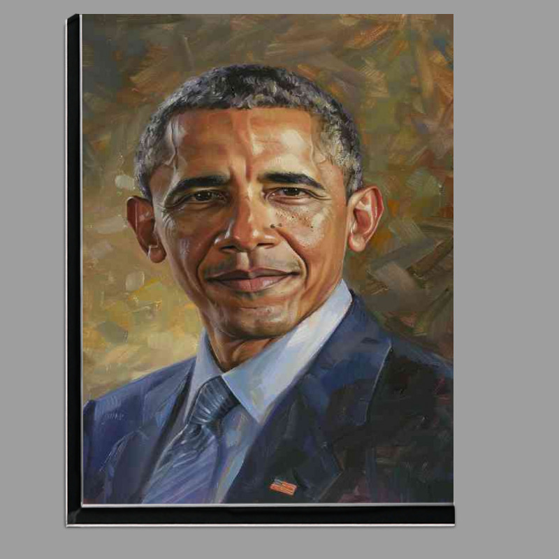 Buy Di-Bond : (Obama detailed oil painting style)