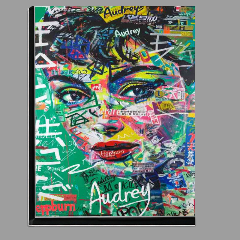 Buy Di-Bond : (Painted style Audry Hepburn graffiti)