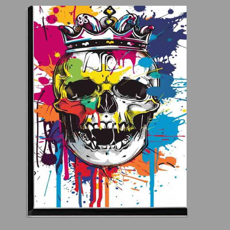 Buy Di-Bond : (Splashed art king skull)