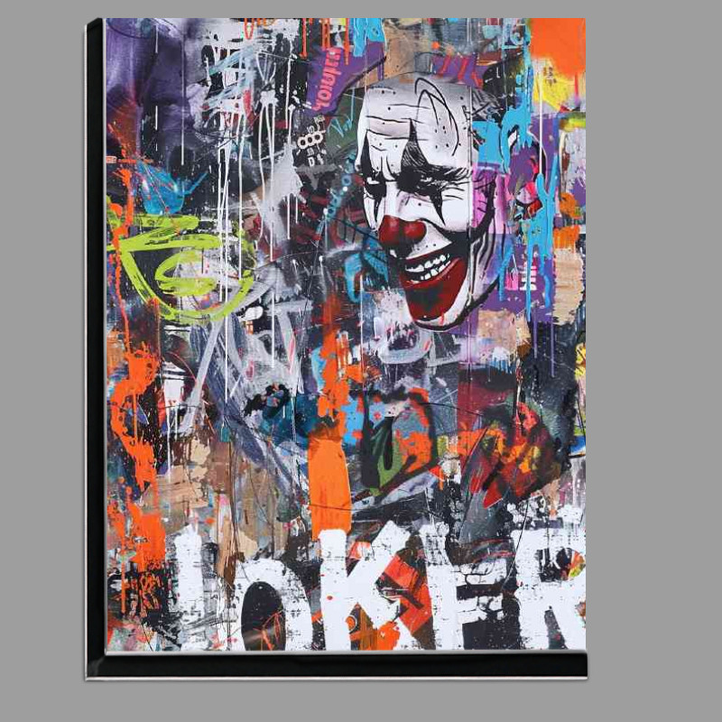 Buy Di-Bond : (Abstract street art joker)