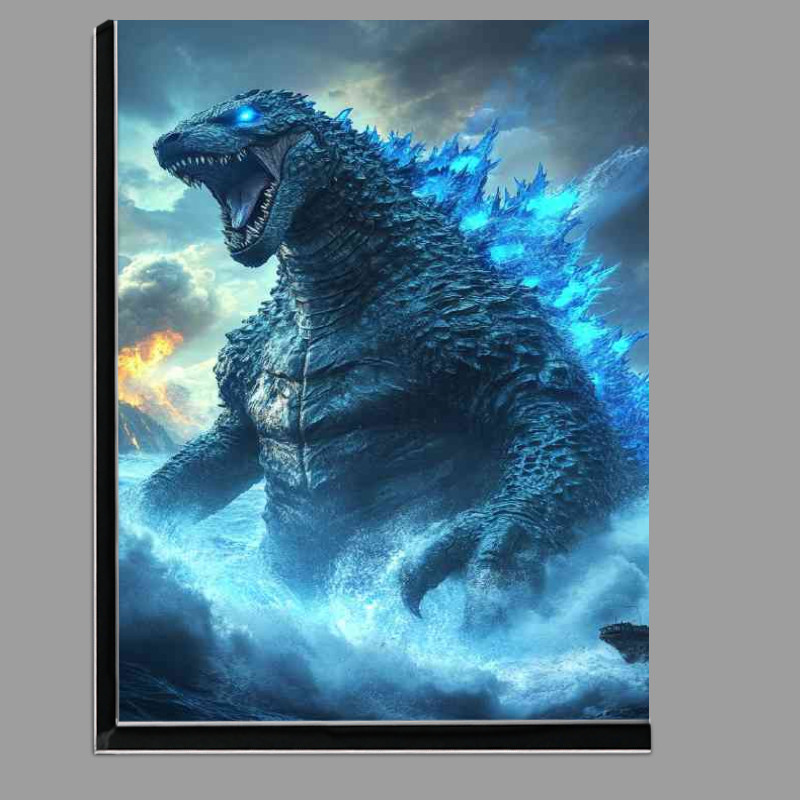 Buy Di-Bond : (Godzilla style standing on ocean sea bed)