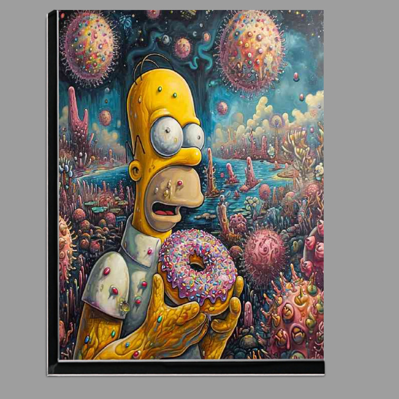 Buy Di-Bond : (Homer simpson style donut forest)