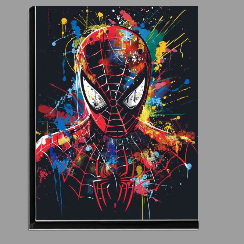 Buy Di-Bond : (Spiderman i nthe style of a splash art graffiti)