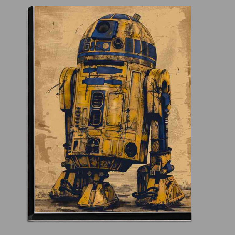 Buy Di-Bond : (Street art r2d2 graffiti style)