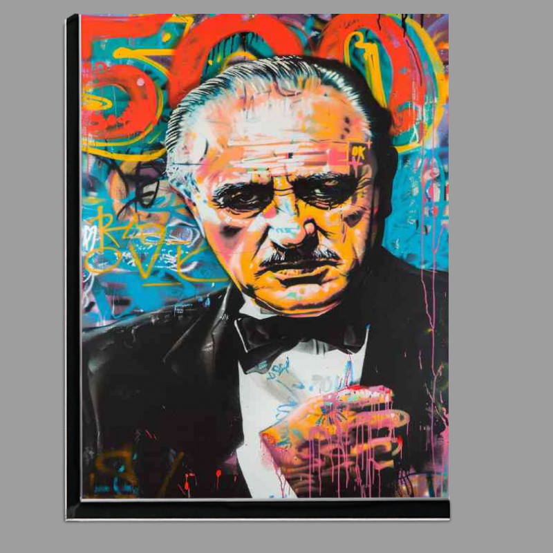 Buy Di-Bond : (The Godfather movie poster painting of Marlon Brando)