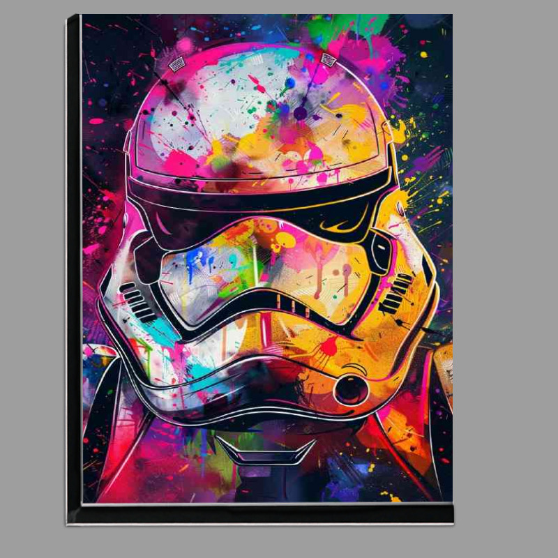 Buy Di-Bond : (Trooper filled with painted splashed art)