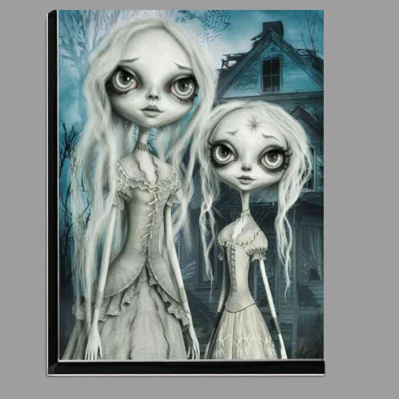 Buy Di-Bond : (Two ethereal almost ghostly figures with large eyes)