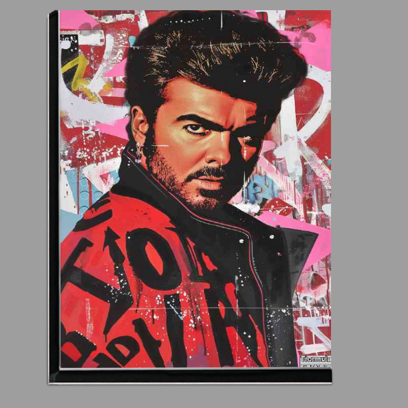 Buy Di-Bond : (A pop art painting of George Michael)