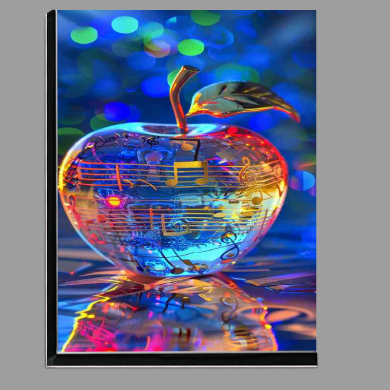 Buy Di-Bond : (Crystal apple with musical notes)