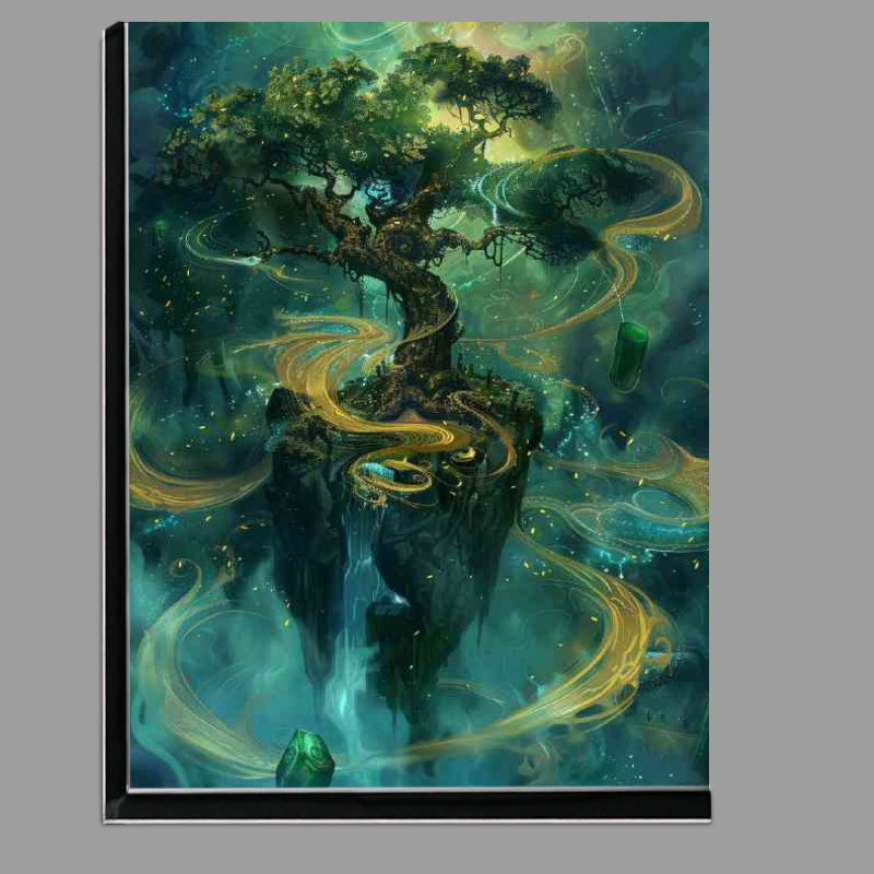 Buy Di-Bond : (ancient tree in the centre of a island)