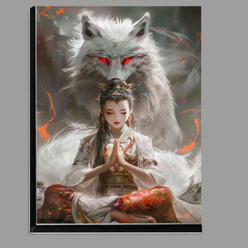 Buy Di-Bond : (Chinese woman in ancient costume sits)