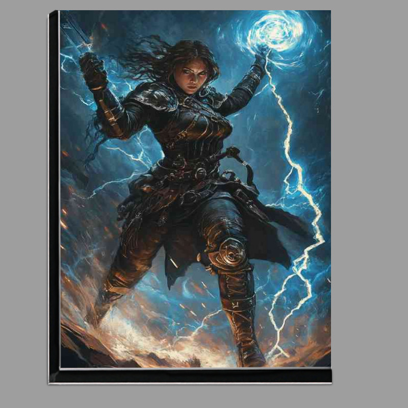 Buy Di-Bond : (Female warrior holding light energy)