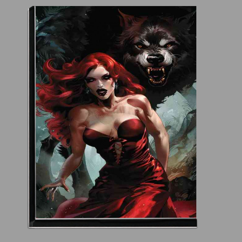 Buy Di-Bond : (Lady vampire with fangs)