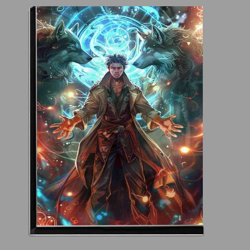 Buy Di-Bond : (Male wizzard fantasy surrounded by swirls)