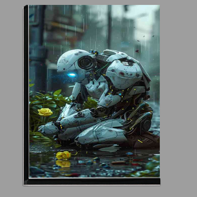 Buy Di-Bond : (Robot feeding his yellow rose)